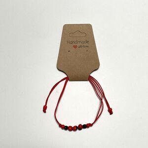 Huayruro Seed Bracelet Unisex from Amazonas Peru Good Luck & Protection Handmade